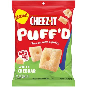 Cheez-It Puff&#39;d, White Cheddar, 18 oz, 6/Case