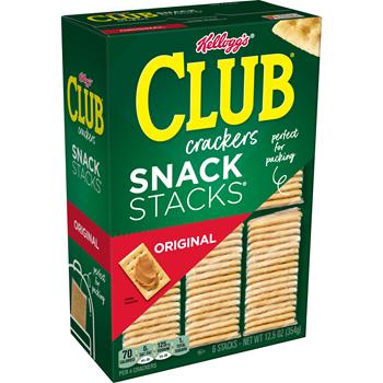 Club Snack Stacks Crackers, 12.5oz, 12/CS