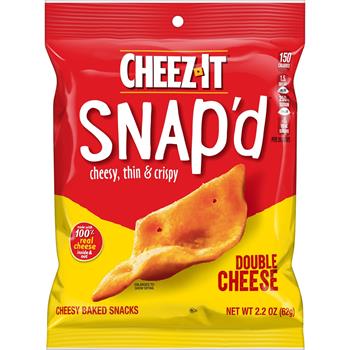 Cheez-It Snap&#39;d, Double Cheese, 2.2 oz, 6/Case