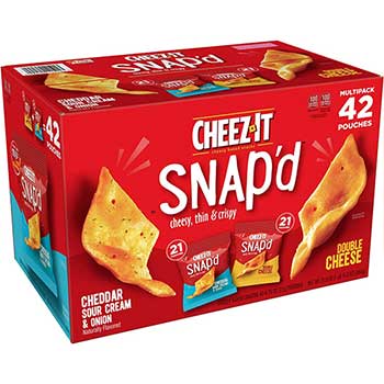Cheez-It Snap&#39;d Variety Pack, 42/CT