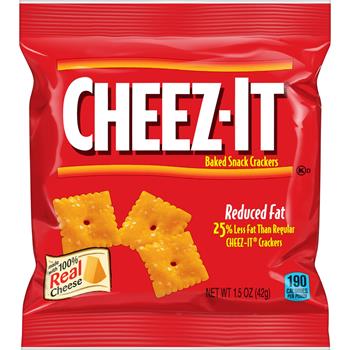 Cheez-It&#174; Crackers, Reduced Fat Original, 1.5 oz, 60/Carton