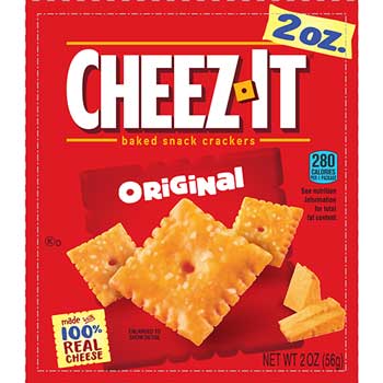 Cheez-It&#174; Baked Snack Crackers, Original, 2 oz. Big Bag, 60/CS