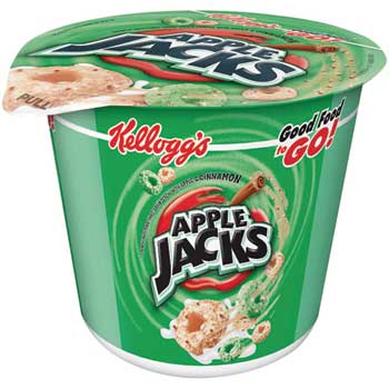 Apple Jacks Single-Serve Cereal Cups, 1.5 oz., 6/BX