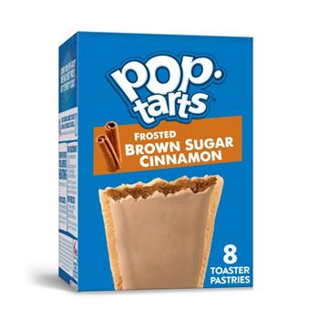 Pop-Tarts Toaster Pastries,  Frosted Brown Cinnamon Sugar, 13.5oz Box, 12/CS