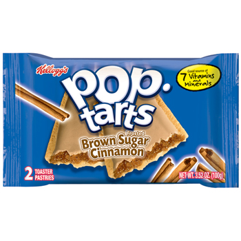Pop-Tarts Frosted Brown Sugar Cinnamon, 3.5 oz., 2/Pack, 6 Packs/Box