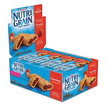Nutri-Grain Cereal Bars, Strawberry, 1.3oz Bar, 16/BX