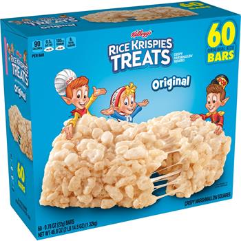 Rice Krispies Treats&#174; Marshmallow Snack Bars, Original, 46.8 oz, 60/CT