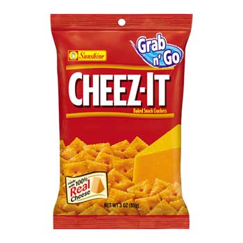 Cheez-It&#174; Baked Snack Crackers, Original, 3 oz., 36/CS