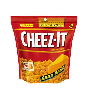 Cheez-It&#174; Baked Snack Crackers, Original, 7 oz., 6/CS