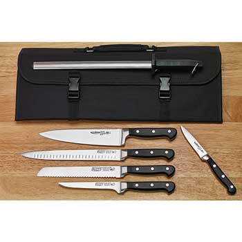 Winco 7-Piece Cutlery Set, KFP-35,61,80,82,101,122, Shears &amp; Knife Bag