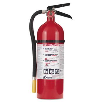 Kidde ProLine Pro 5 Multi-Purpose Dry Chemical Fire Extinguisher, 8.5lb, 3-A, 40-B:C