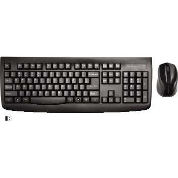 Kensington&#174; Keyboard for Life Wireless Desktop Set, Black