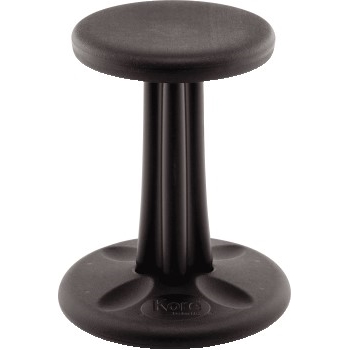 Kore Kids Wobble Chair, 16&quot;, Black