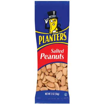 Planters Salted Peanuts, 2 oz., 144/CS