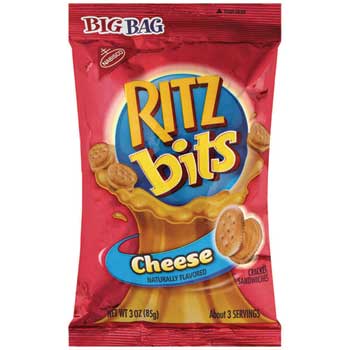 Ritz Bits, Cheese, 3 oz, 12/Case