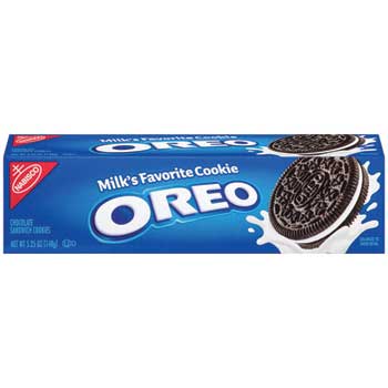 Oreo Convienence Pack Cookies, 5.2 oz, 12/Case