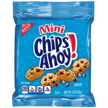 Nabisco Chips Ahoy&#174; Mini Chocolate Chip Cookies, 2 oz., 60/CS