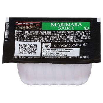 Taste Pleasers Marinara Sauce Cups, 1 oz, 100/Case