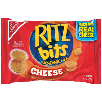 Ritz Bits, Cheese, 1.5 oz, 60/Case