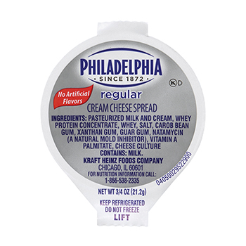 Philadelphia Cream Cheese Cup, 0.75 oz, 50/CS