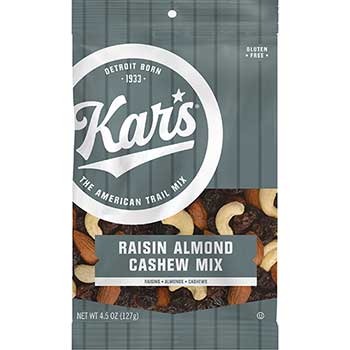 Kar&#39;s Raisin Almond Cashew Mix, 2 oz., 12/CS