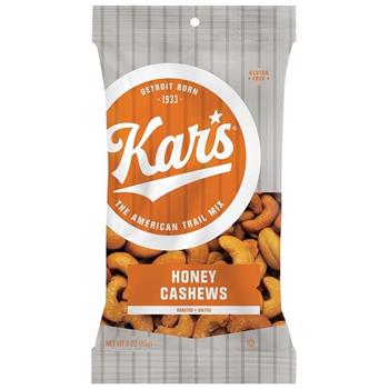 Kar&#39;s Honey Cashews, 3 oz, 12/Case