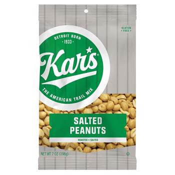 Kar&#39;s Salted Peanuts, 7 oz, 12/Case