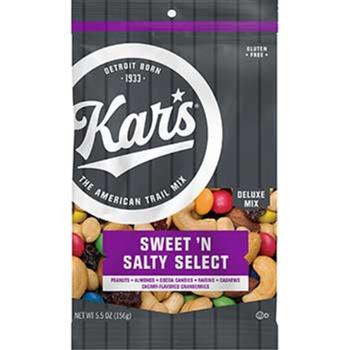 Kar&#39;s Trail Mix, Sweet &#39;N Salty, 5.5 oz, 12/Case