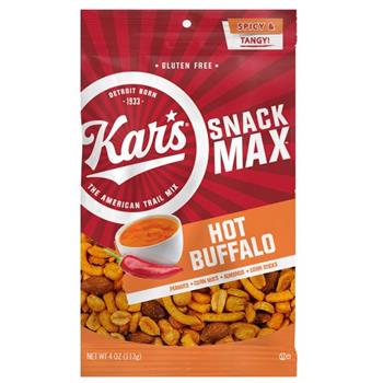 Kar&#39;s Snack Max Mix, Hot Buffalo, 4 oz, 12/Case