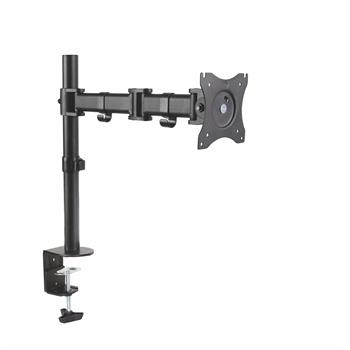 Kantek Monitor Arm, Single Monitor, Articulating, 17 x 3 x 17 1/2, Black