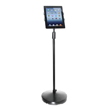 Kantek Floor Stand for iPad and Other Tablets, Black