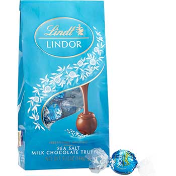 Lindt Milk Chocolate w/ Sea Salt Truffles, 5.1 oz., 3/PK