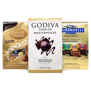 Lindt Premium Chocolate Variety, 3/Pack