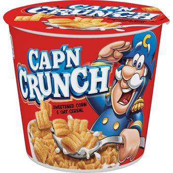 Cap&#39;n Crunch&#174; Cereal Cup, Original, 12/CS