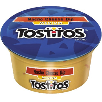 Tostitos Nacho Cheese Dip Cup, 3.625 oz, 30/CS