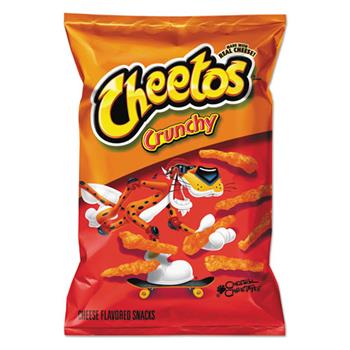 Cheetos Crunchy Cheese Flavored Snacks, 3.25 oz Bag, 32/CS