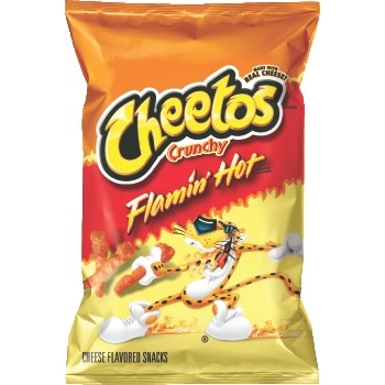 Cheetos Crunchy Flamin&#39; Hot&#174; Cheese Flavored Snacks, 2 oz, 64/CS