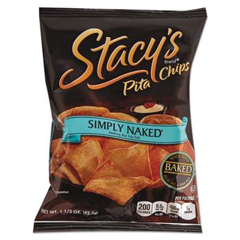 Stacy&#39;s&#174; Pita Chips, 1.5 oz Bag, Original, 24/CS