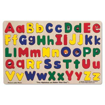 Melissa &amp; Doug Upper &amp; Lower Case Alphabet