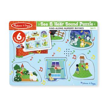 Melissa &amp; Doug Sound Puzzles, Nursery Rhymes 2