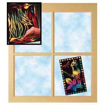 Melissa &amp; Doug&#174; Scratch-Life Stained Glass Sheets, 8 x 9.75, 30/PK