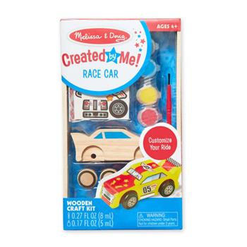 Melissa &amp; Doug Created by Me! Race Car Wooden Craft Kit