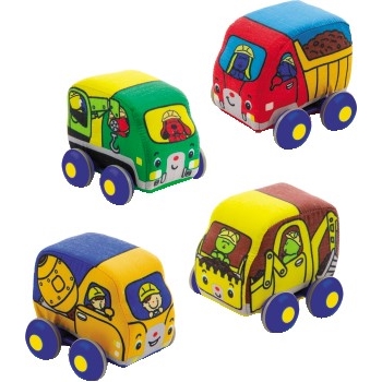 Melissa &amp; Doug Pull Back Vehicles Baby &amp; Toddler Toy, Construction