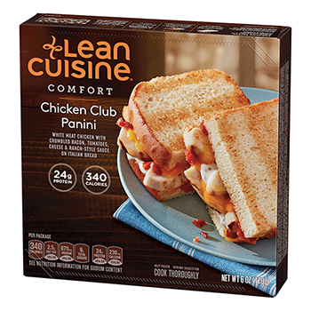 Lean Cuisine Casual Eating Classics Panini Chicken Club, 6 oz, 2/PK - WB  Mason