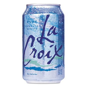 LaCroix&#174; Sparkling Water, Pure, 12 oz. Can, 24/CT