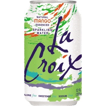LaCroix Sparkling Water, Mango, 12 oz. Can, 24/CT