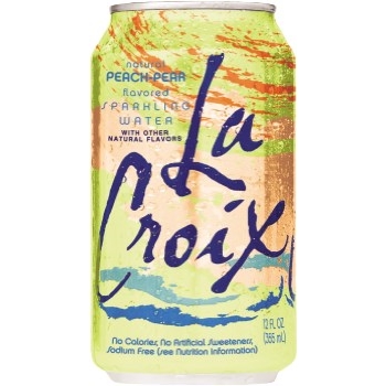 LaCroix Sparkling Water, Peach Pear, 12 oz. Can, 24/CT