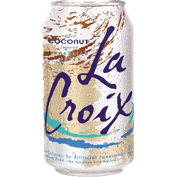LaCroix Sparkling Water, Coconut, 12 oz. Can, 24/CT