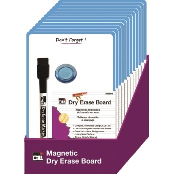 Charles Leonard, Inc. Mini Magnetic &quot;Don’t Forget!&quot; Dry Erase Board, 6 1/4 X 9, 12/ST