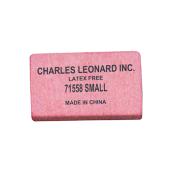 Charles Leonard, Inc. Pink Erasers, 80/Box